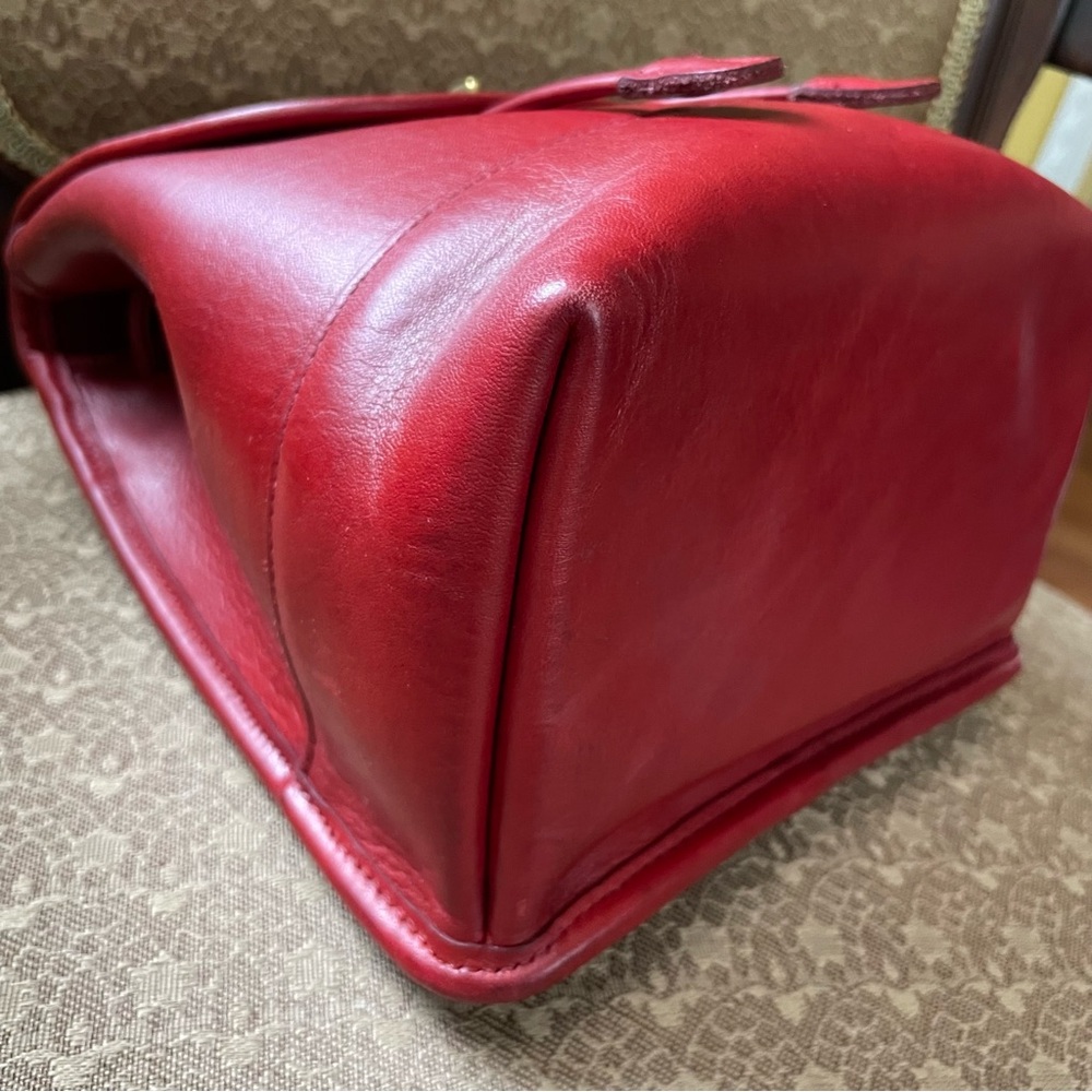 Vintage Coach #9960 Daypack in Red - Picture 7 of 16